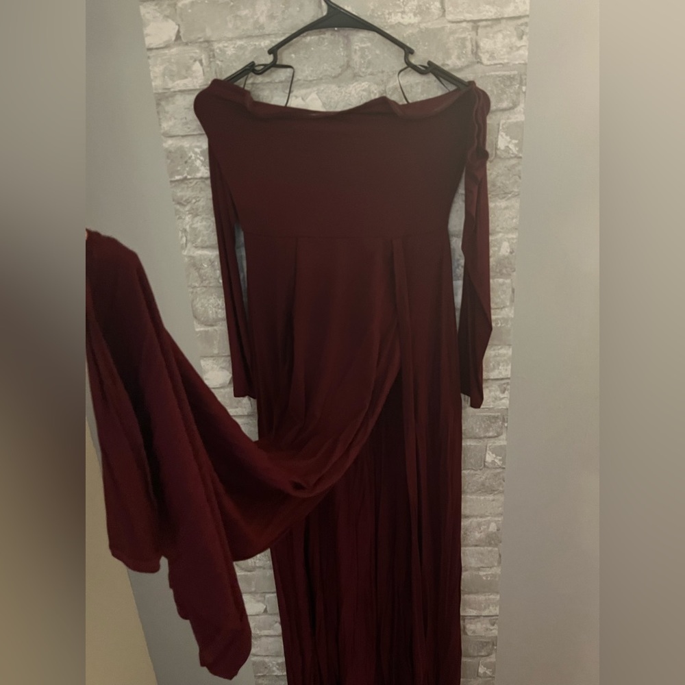 Double slit dress